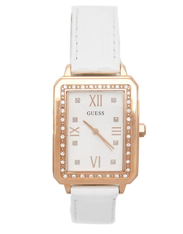 White and Rose Gold-Tone Analog Watch
