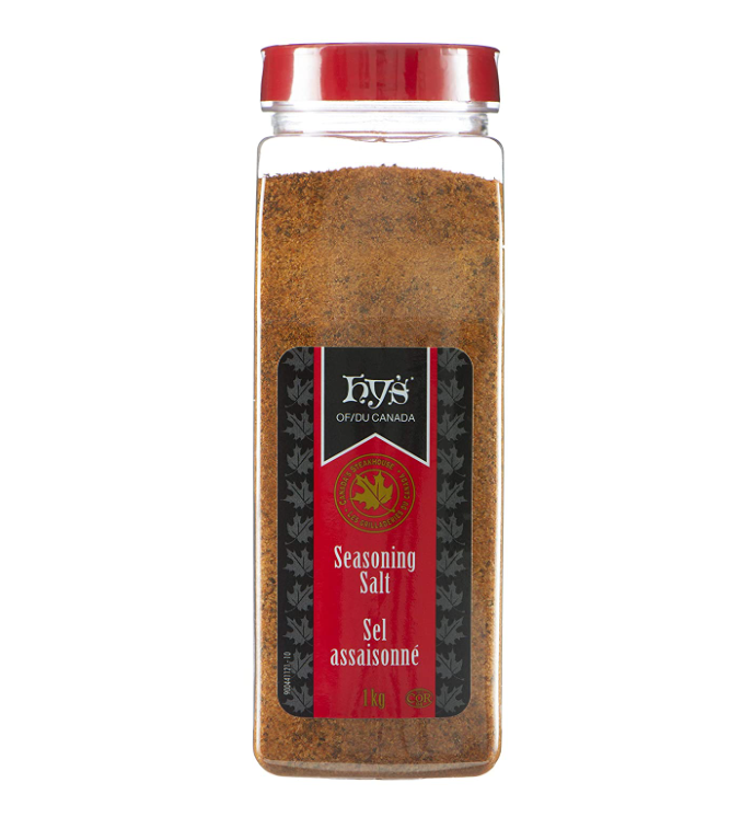 Hy's Seasoning Salt, 1 Kilograms/35.27oz {Imported from Canada}