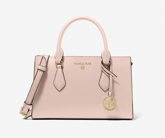 Valerie Small Pebbled Leather Satchel Style# 30F2G9VS1L ( màu  SOFT PINK )