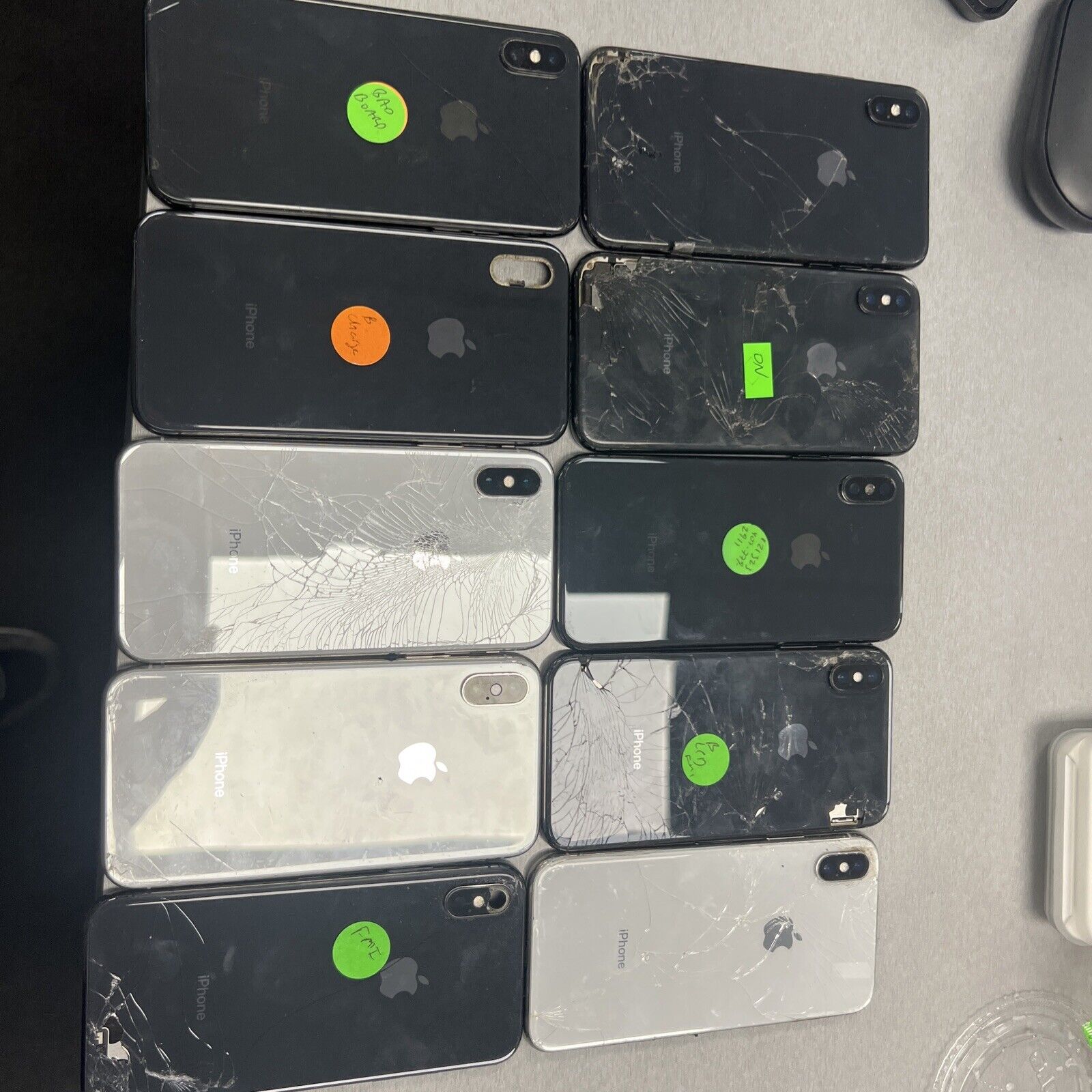 SoldSold Lot 10 iPhone X Ic Locked For Parts Frame EtcLot