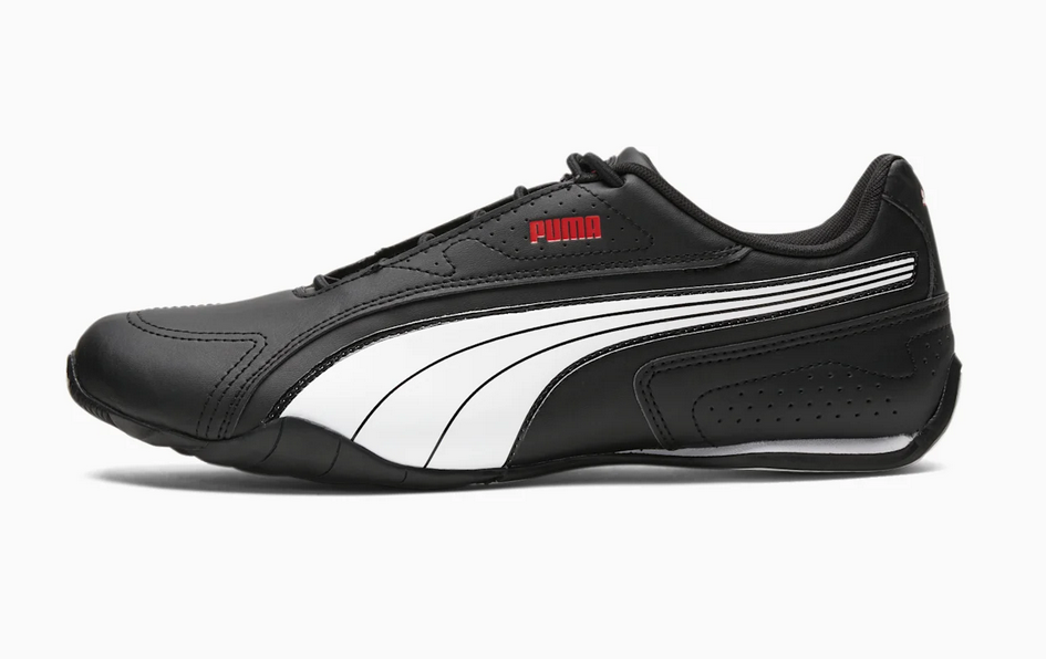 Puma Black-Puma White-High Risk Red , size 7