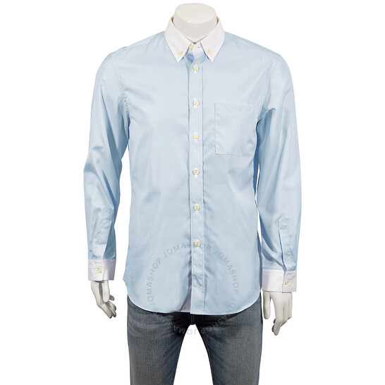 Men's Pale Blue Coventry Dress Shirts, Brand Size 39 (Neck Size 15.5")