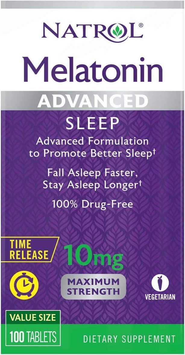 Natrol Melatonin Advanced Sleep ( style: Melatonin Advanced, Size: 100 Count (Pack of 1) )
