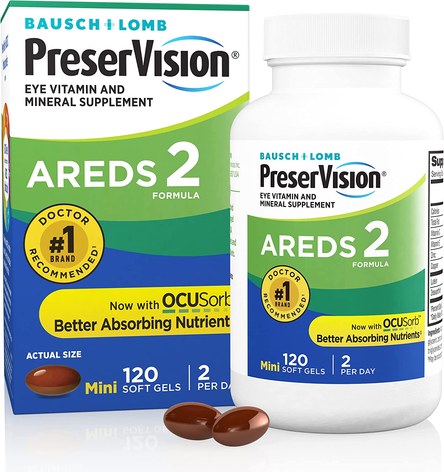PreserVision AREDS 2 Eye Vitamin & Mineral Supplement ( Size: 120 Count (Pack of 1) )