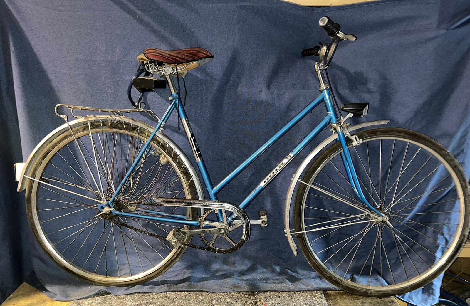 Original DDR Mifa Fahrrad Oldtimer Selten Damenfahrrad 28er Scheunenfund VEB