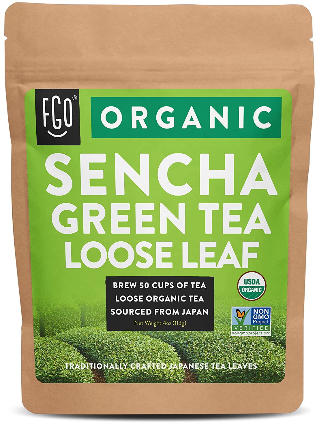Style: Loose Leaf, Flavor Name: Sencha, Size: 4 Ounce (Pack of 1)