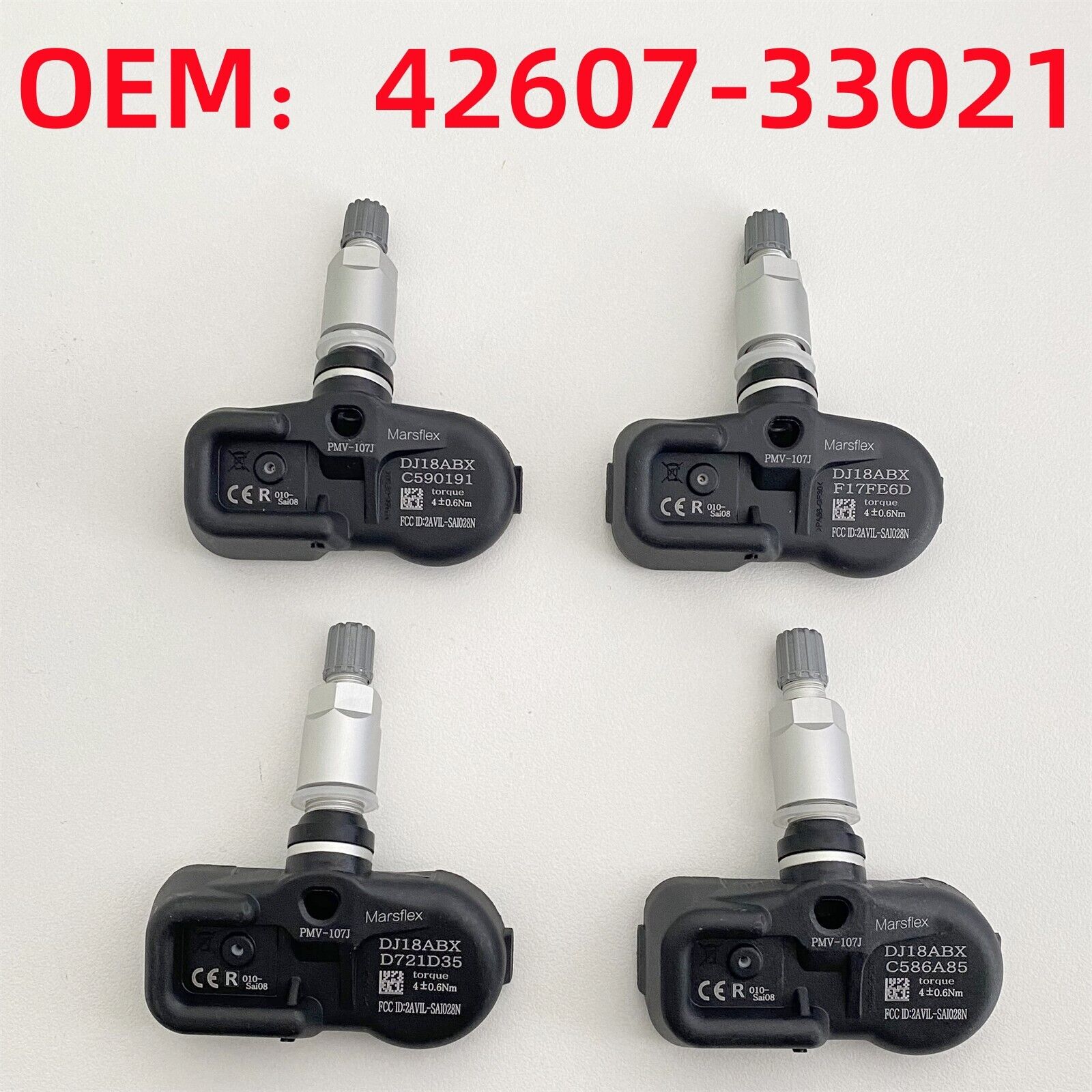 Set Of 4 TPMS Tire Pressure Sensor Genuine For TOYOTA SCION LEXUS OEM 4260706011