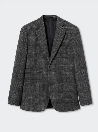 Prince of Wales wool-blend blazer REF. 37007107-MOLINA-LH ( size 40 )