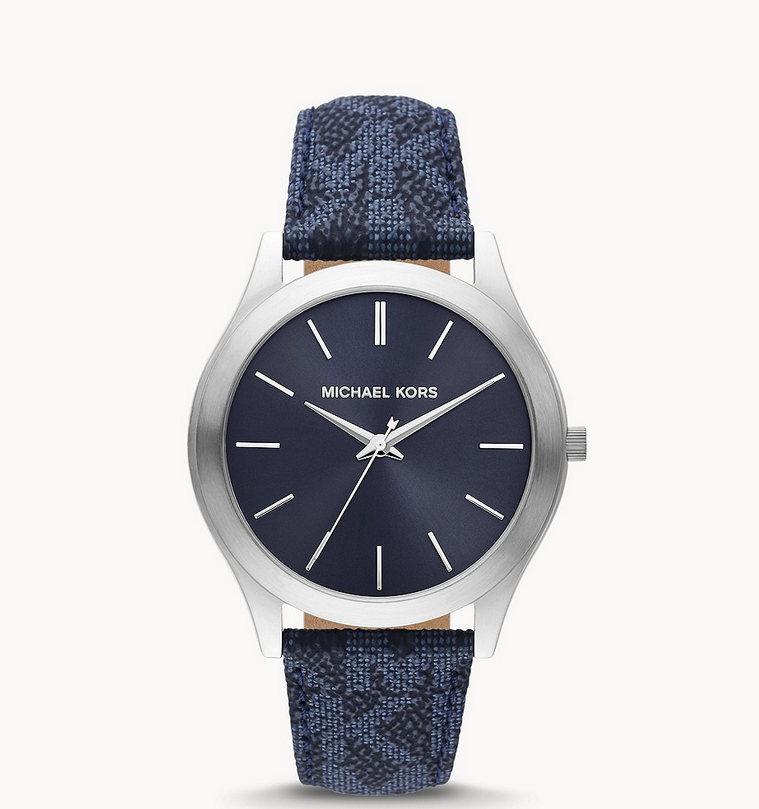 Michael Kors Chronograph Admiral Blue PVC Watch  MK8936  Watch Station