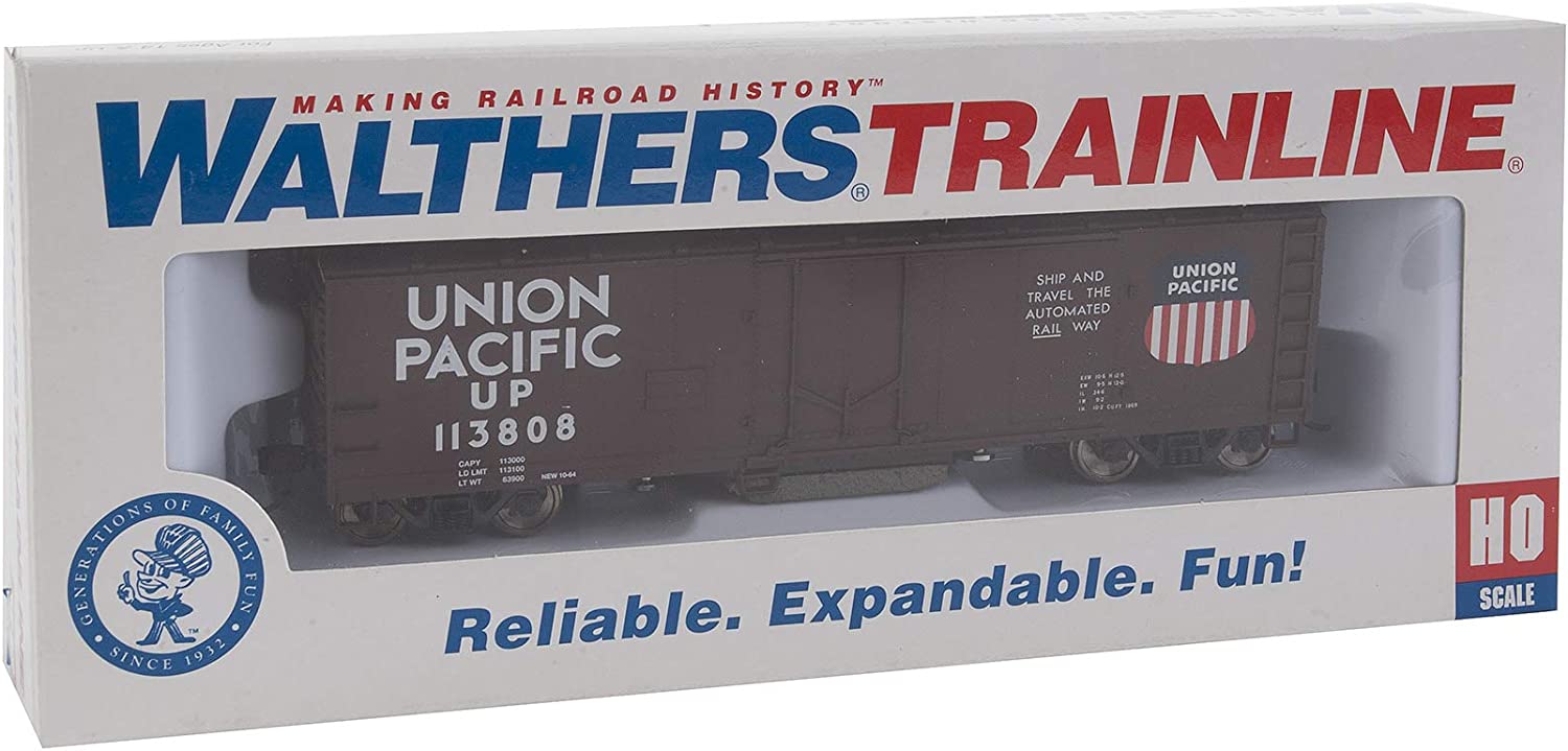 Walthers Trainline 40' Plug-Door Track Cleaning Boxcar - Union Pacific #11808 HO Scale ( Style: Union Pacific® )