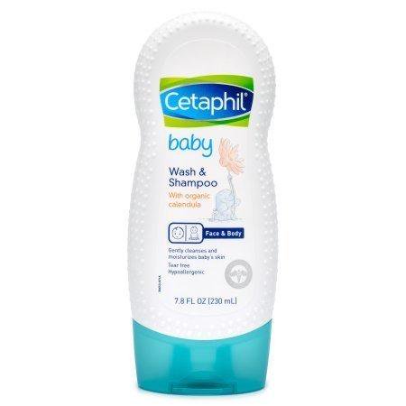 Cetaphil Baby Wash & Shampoo, Calendula, 7.8 fl oz (4 pack) (Bundle)