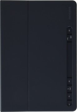 SAMSUNG Galaxy Tab S8 and Tab S7 Book Cover Keyboard Slim, Tablet Screen Protector, Lightweight, Mobile Workstation, US Version, Mystic Black