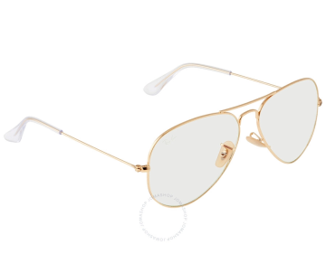 RAY-BANAviator Clear Evolve Grey Photochromatic Unisex SunglassesItem No. RB3025 001/5F 58