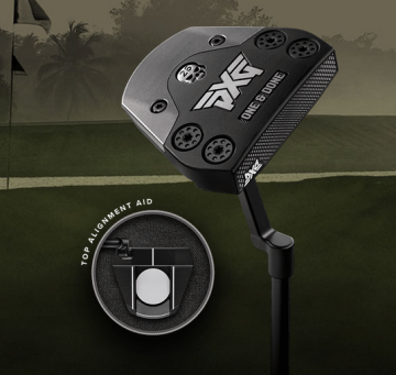CONFIGURE CLUB HEAD: R, HOSEL: Plumber's neck - Right Hand, club loft: Standard (3'), club lie: standard, shaft length: 33'', shaft: Straight putter shaft - chrome, Grip: PXG Sink fit pistol