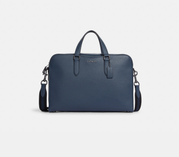 Graham Structured Brief ( COLOR: Gunmetal/Denim )